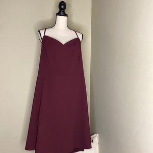B Darlin strap back dress